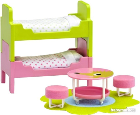 Мебель для кукольного домика Lundby Детская с 2 кроватями 60209700