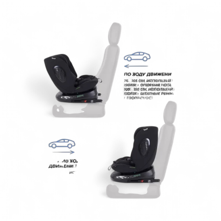 Детское автокресло Rant Helix Isofix AY819 Чёрный