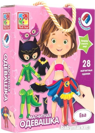 Магнитная доска Vladi Toys Одевашка. Ева VT3702-04