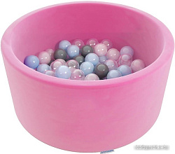 Сухой бассейн Romana Easy ДМФ-МК-02.53.03 (розовый, 150 шариков ассорти с розовым)