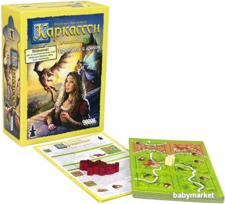 Купить Мир Хобби Каркассон. Принцесса и Дракон для детей - фото товара