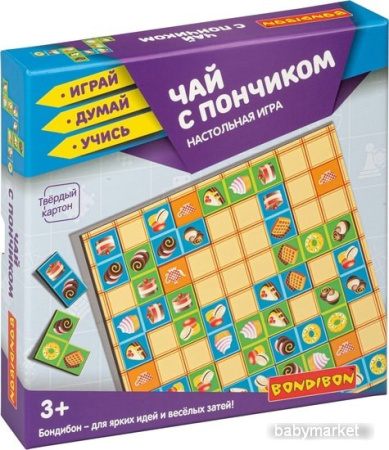 Развивающая игра Bondibon Чай с пончиком ВВ4332