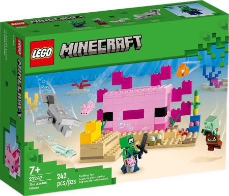 Конструктор LEGO Minecraft 21247 Дом аксолотля