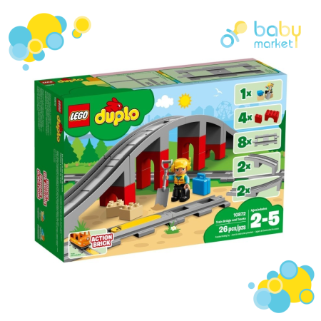 LEGO Duplo 10872 Железнодорожный мост