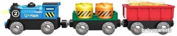 Hape Товарный на батарейках E3720