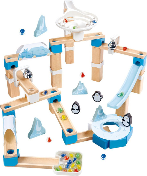 Hape Гонки пингвины в Антарктиде E1113_HP - детский товар