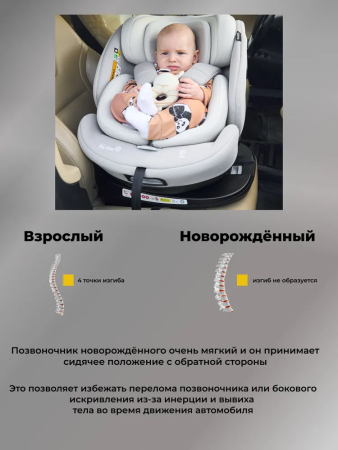 Детское автокресло VipBaby Everest I-Size LYB839 Moonstone