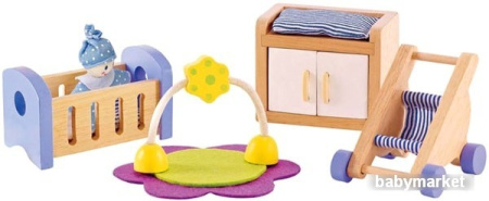 Аксессуары для кукольного домика Hape Комната для малыша E3459-HP
