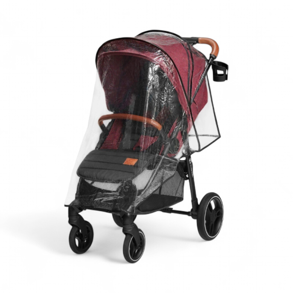Детская прогулочная коляска KinderKraft Grande LX Burgundy