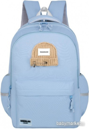 Школьный рюкзак Merlin M765 (голубой)