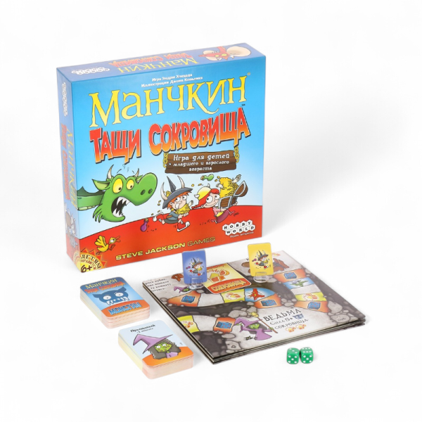 Настольная игра Мир Хобби Манчкин. Тащи Сокровища - детский товар