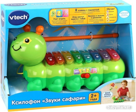 Купить VTech Ксилофон Гусеница 80-174926 для детей - фото товара