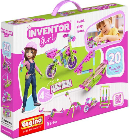 Конструктор Engino Inventor Girls IG30 Набор из 30 моделей с мотором