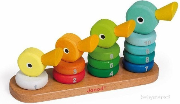 Janod Набор пирамидок Утята J08212