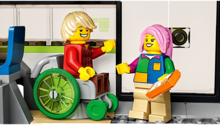 Купить Конструктор Lego City Пассажирский поезд-экспресс 60337 для детей - фото товара