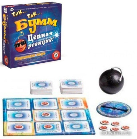 Купить Piatnik Тик Так Бумм цепная реакция 795299 для детей - фото товара