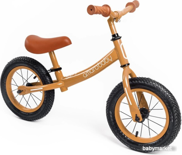 Беговел Amarobaby Road Racer Коричневый