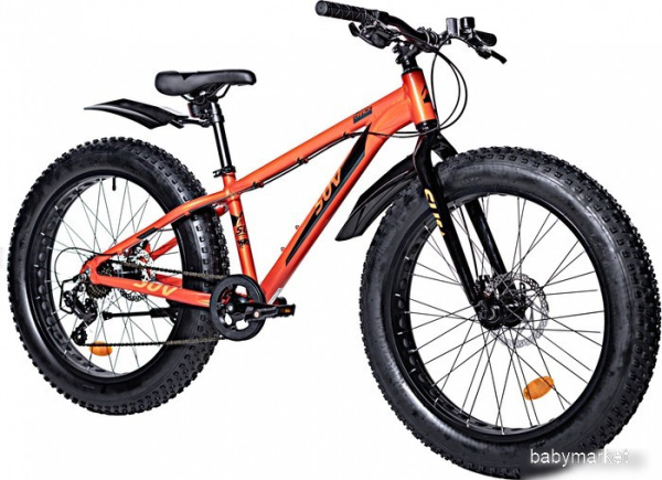 Novatrack Fatbike 24 2024 24AHD.SUV.13RD4 (терракотовый) - детский товар