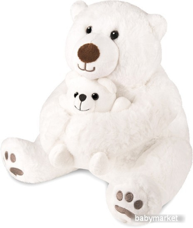Классическая игрушка Maxitoys Белый Медведь с Медвежонком MT-SUT072007-30