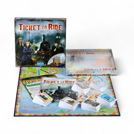 Купить Дополнение к настольной игре Мир Хобби Ticket To Ride: Великобритания и Пенсильвания для детей - фото товара