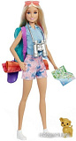 Кукла Barbie Радужные волосы HDF73