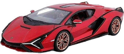 Легковой автомобиль Bburago Lamborghini Sian FKP 37 18-21099 (красный)