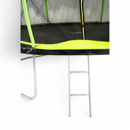 Батут Calviano Inside Master Green 374 см - 12ft (внутренняя сетка, с лестницей)