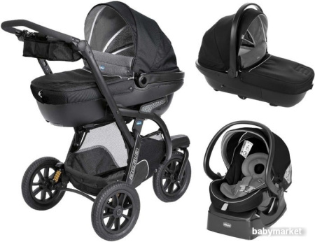 Chicco Trio Activ3 (3 в 1, jet black)