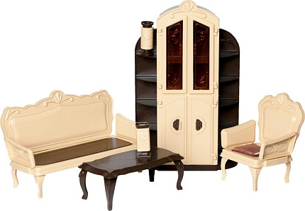 Аксессуары для кукольного домика Огонек Набор мебели для гостиной Коллекция С-1299