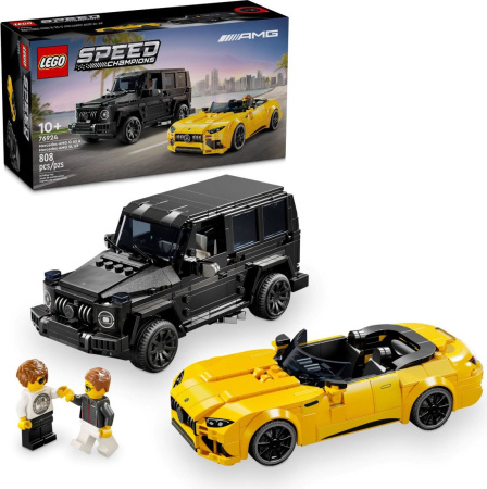 Купить Конструктор Lego Speed Champions Mercedes-AMG G 63 и Mercedes-AMG SL 63 76924 для детей - фото товара