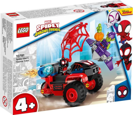 Конструктор Lego Marvel Spiderman 10781 Майлз Моралес: техно-трайк Человека-Паука