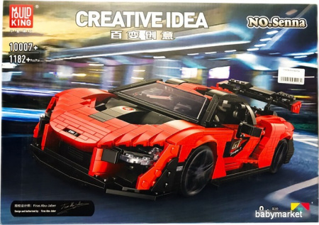 Конструктор Mould King Creative Idea 10007 McLaren Senna