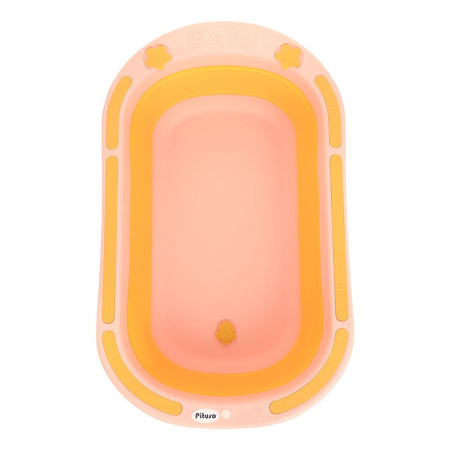Ванночка для купания Pituso FG117-Pink2 (розовый/желтый)