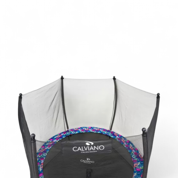 Батут Calviano Outside Master Smile 252 см - 8ft (внешняя сетка, с лестницей)