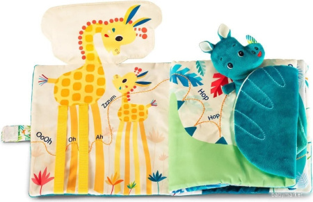 Купить Lilliputiens Книжка мягкая Мариус ищет папу 83099 для детей - фото товара