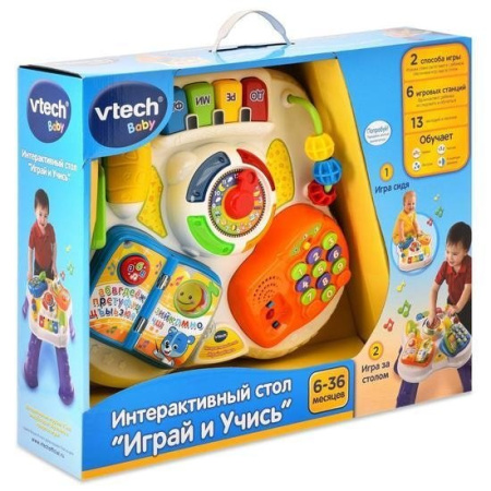 Купить VTech Интерактивный стол Играй и учись 80-148026 для детей - фото товара