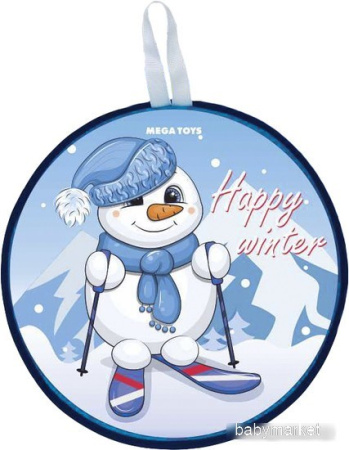 Ледянка Mega Toys Снеговик на лыжах 14311