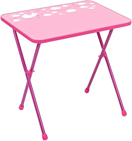 Детский стол Nika СА2/Р Алина 2 (розовый)