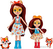 Кукла Enchantimals Сестрички с питомцами Фелисити и Феана Лис HCF81