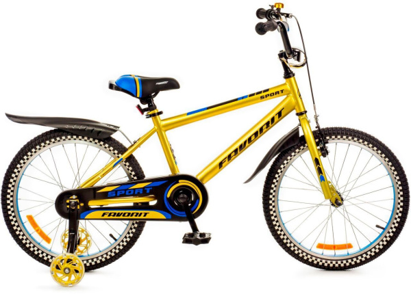 Детский велосипед Favorit Sport SPT-Y20YL Жёлтый