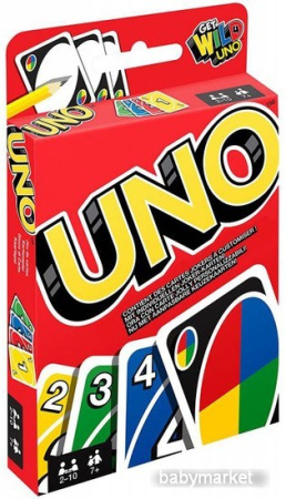 Настольная игра Mattel Игральные карты UNO (W2087)