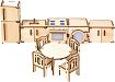 Мебель для кукольного домика Большой слон Кухня М-003