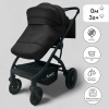 Детская универсальная коляска Bubago Lotta 3в1 BG 150-1 Чёрный