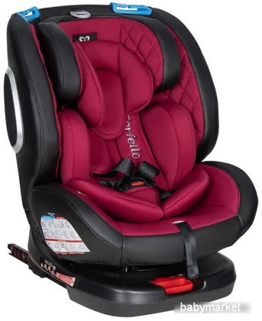 Детское автокресло Farfello Isofix YB102A(2) (бордовый/экокожа)