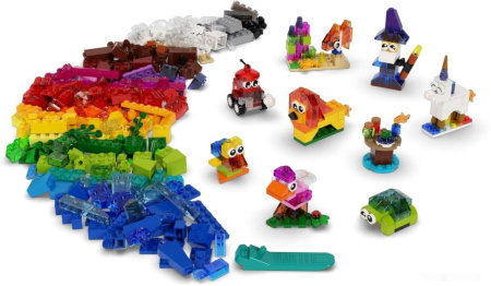 Купить Конструктор Lego Classic Прозрачные кубики 11013 для детей - фото товара