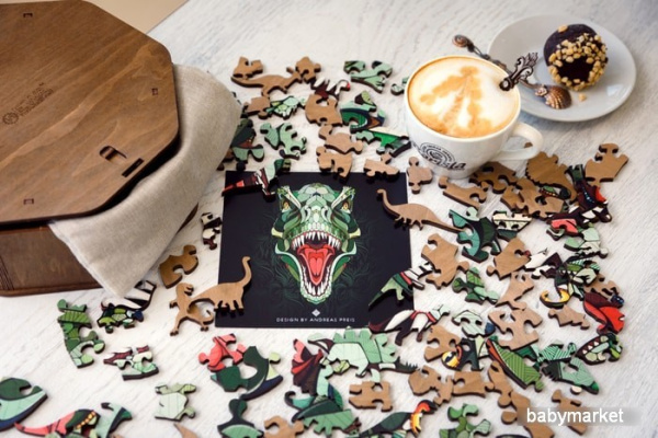 EWA Ти-рекс в деревянной упаковке