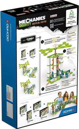 Купить Geomag Механика гравитация вертикальный двигатель GM764 для детей - фото товара