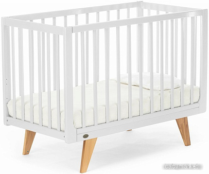 Классическая детская кроватка Nuovita Stanzione Inizio (белый/натуральный)