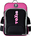Школьный рюкзак Феникс+ Панда токсик 59280 (черный/розовый)