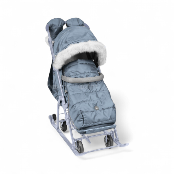 Санки-коляска Nika Ника Детям 7-5SК НД7-5SК/СР Серый